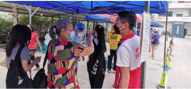 有序有愛(ài)有溫度，T.I.T雙魚文體園助力南石頭街道核酸檢測(cè)